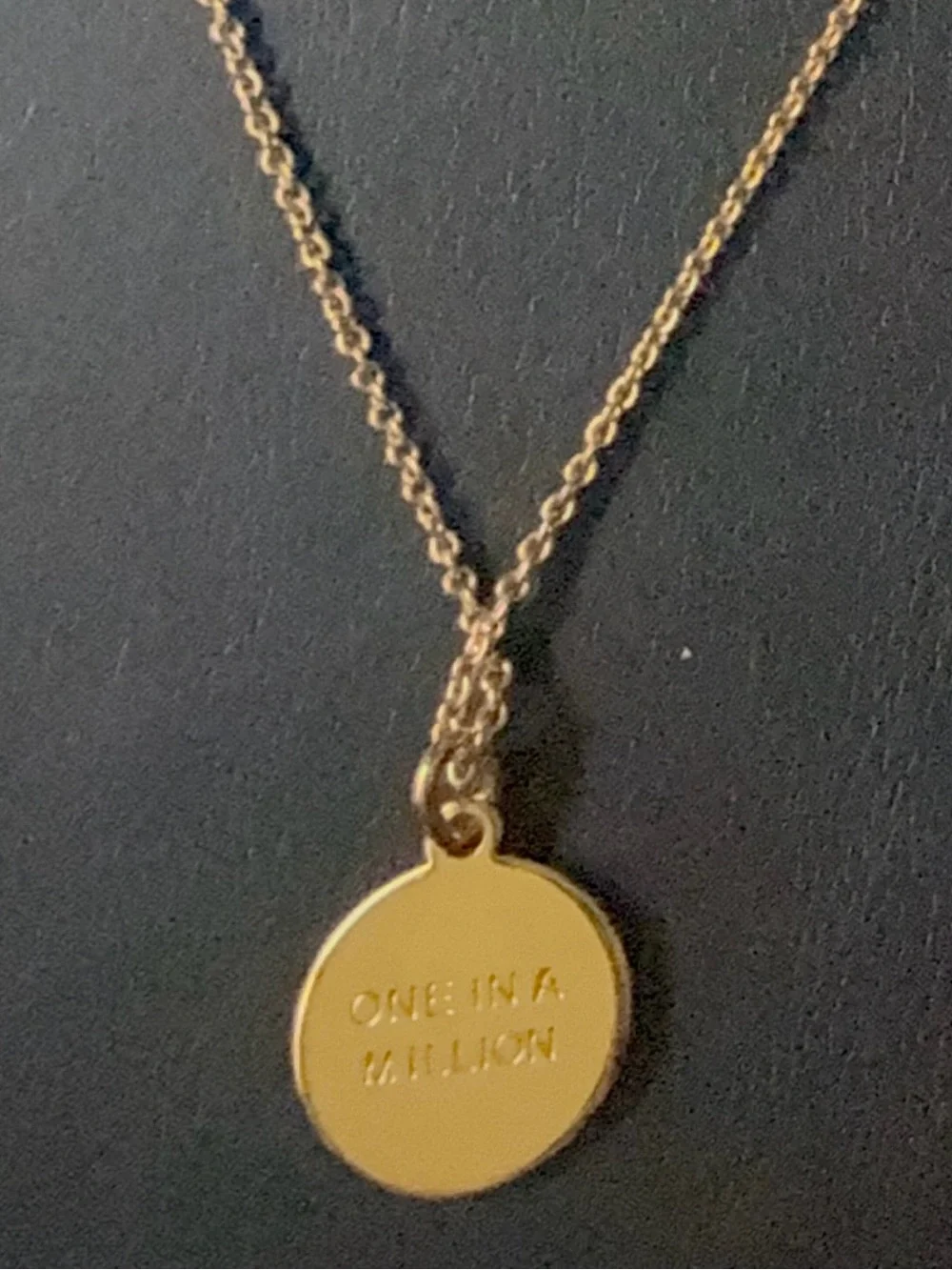 kate spade Gold Initial C Disc Necklace